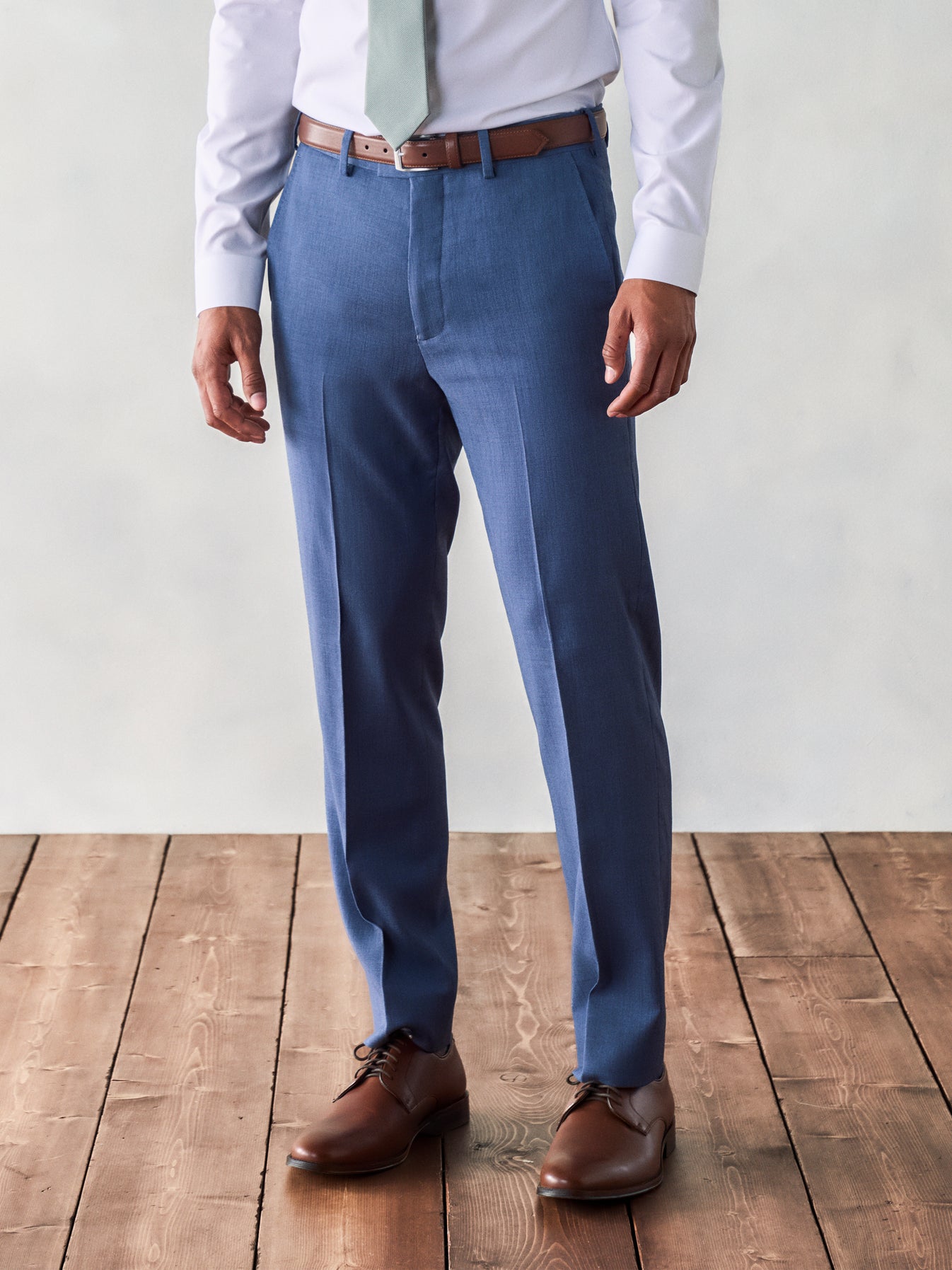 Light Blue Suit Pants