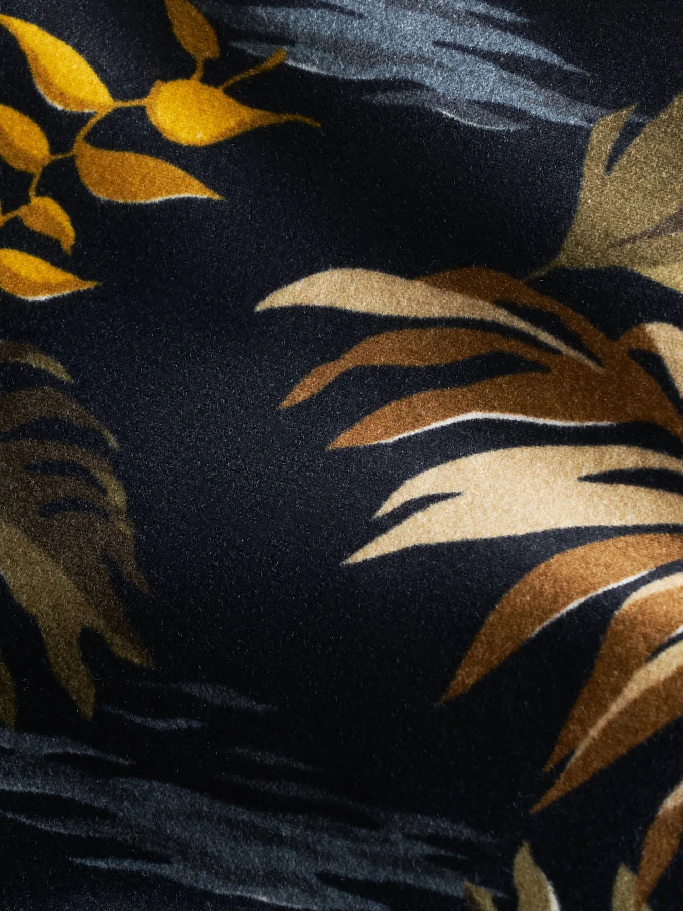 Tropical Print Velvet Jacket