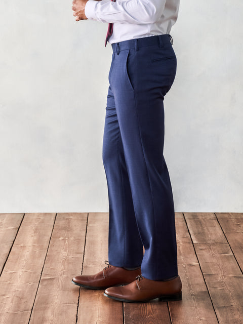 Blue Suit Pants - Classic