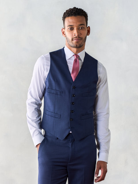 Blue Suit Vest