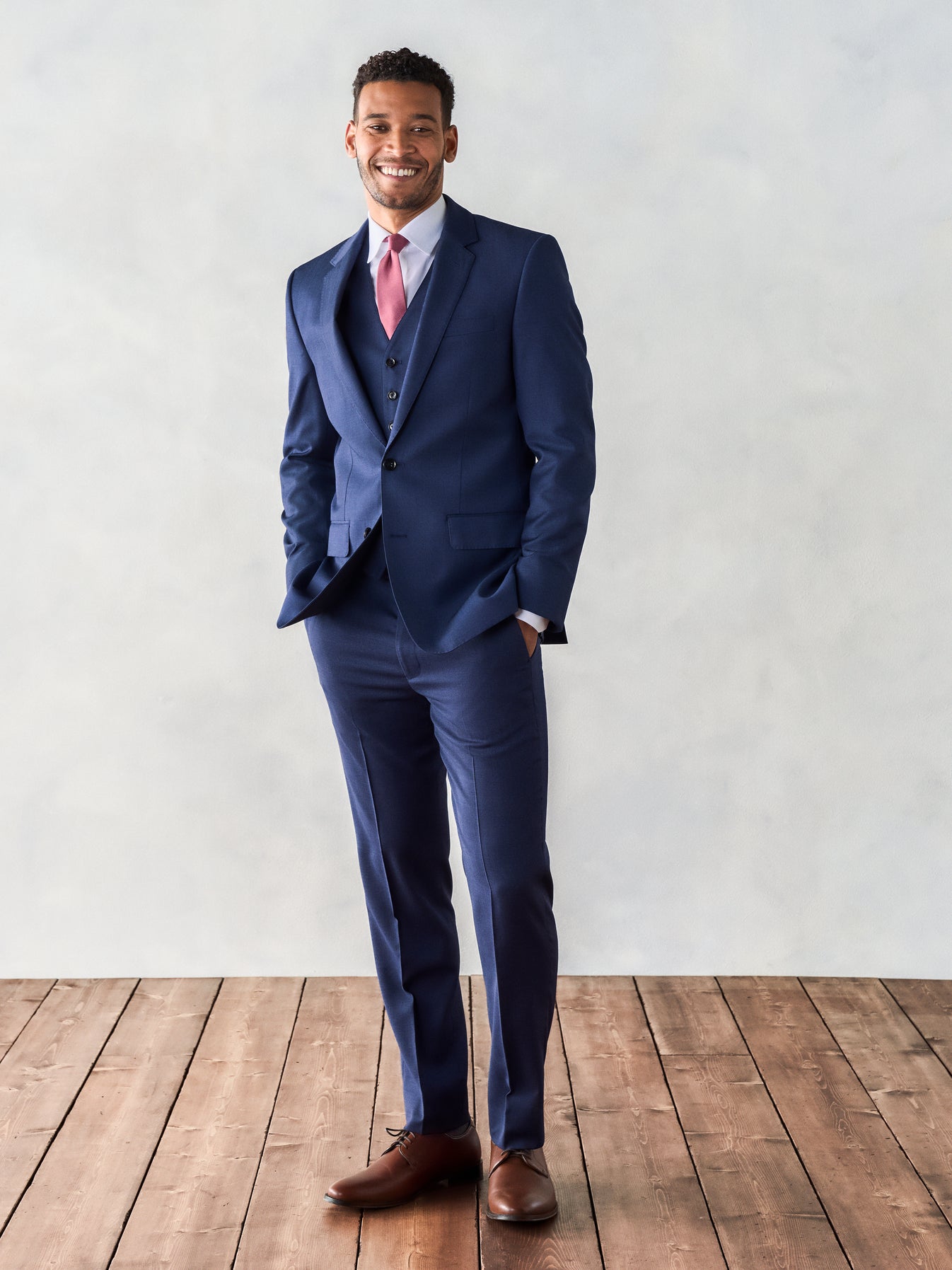 Blue Suit Pants