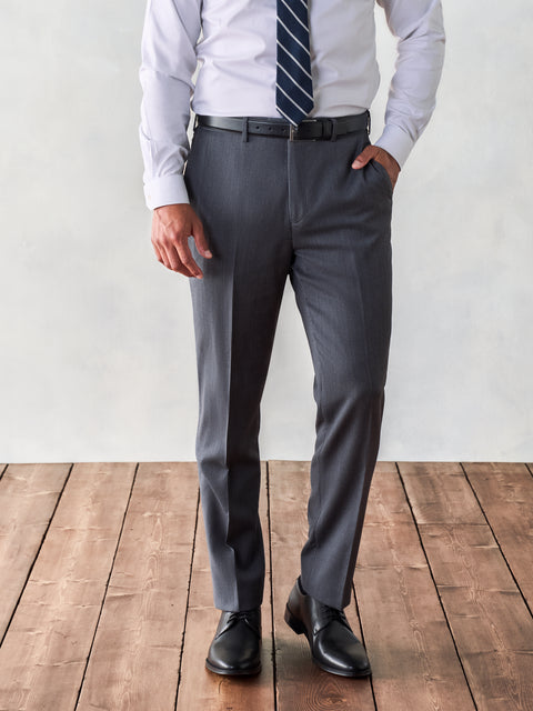 Grey Suit Pants - Classic