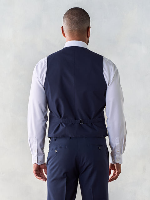 Essential True Navy Suit Vest