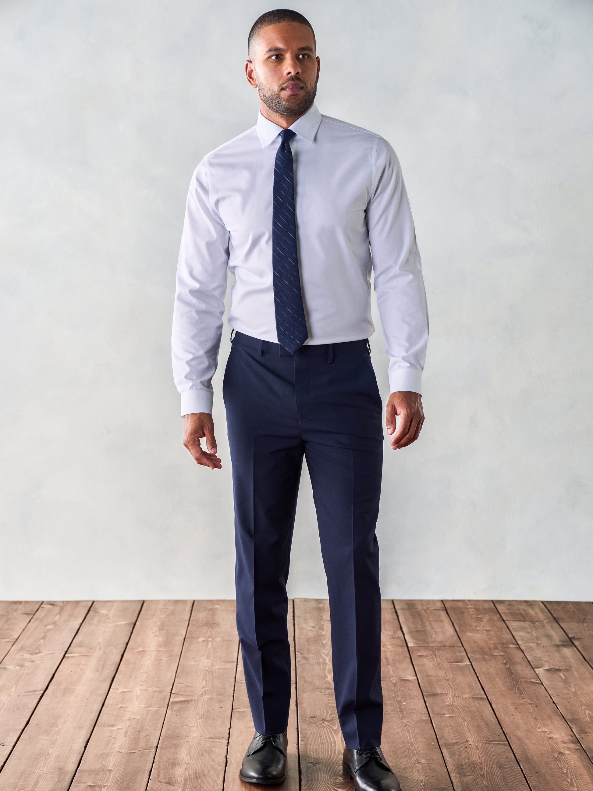 Stretch Wool True Navy Suit