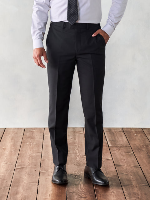 Essential Black Suit Pants - Classic