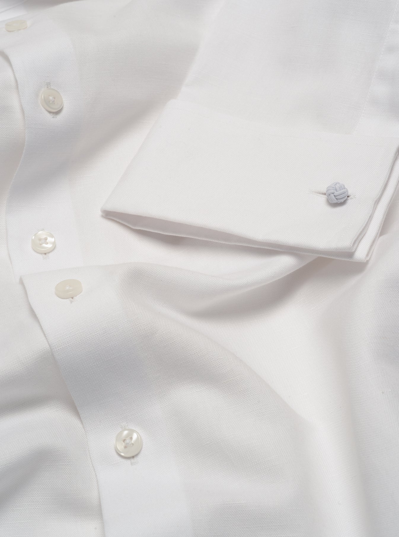 White Linen Dress Shirt