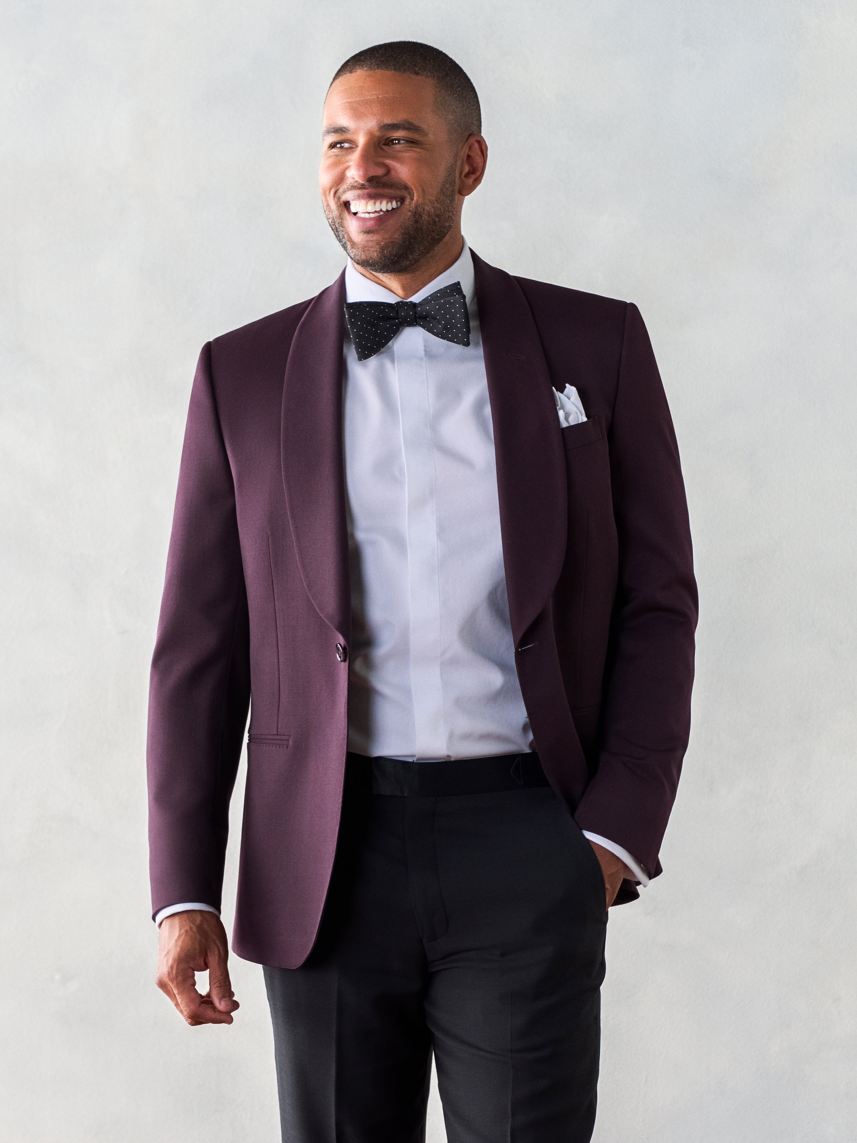 Plum Shawl Tuxedo Jacket – The Black Tux - Buy New