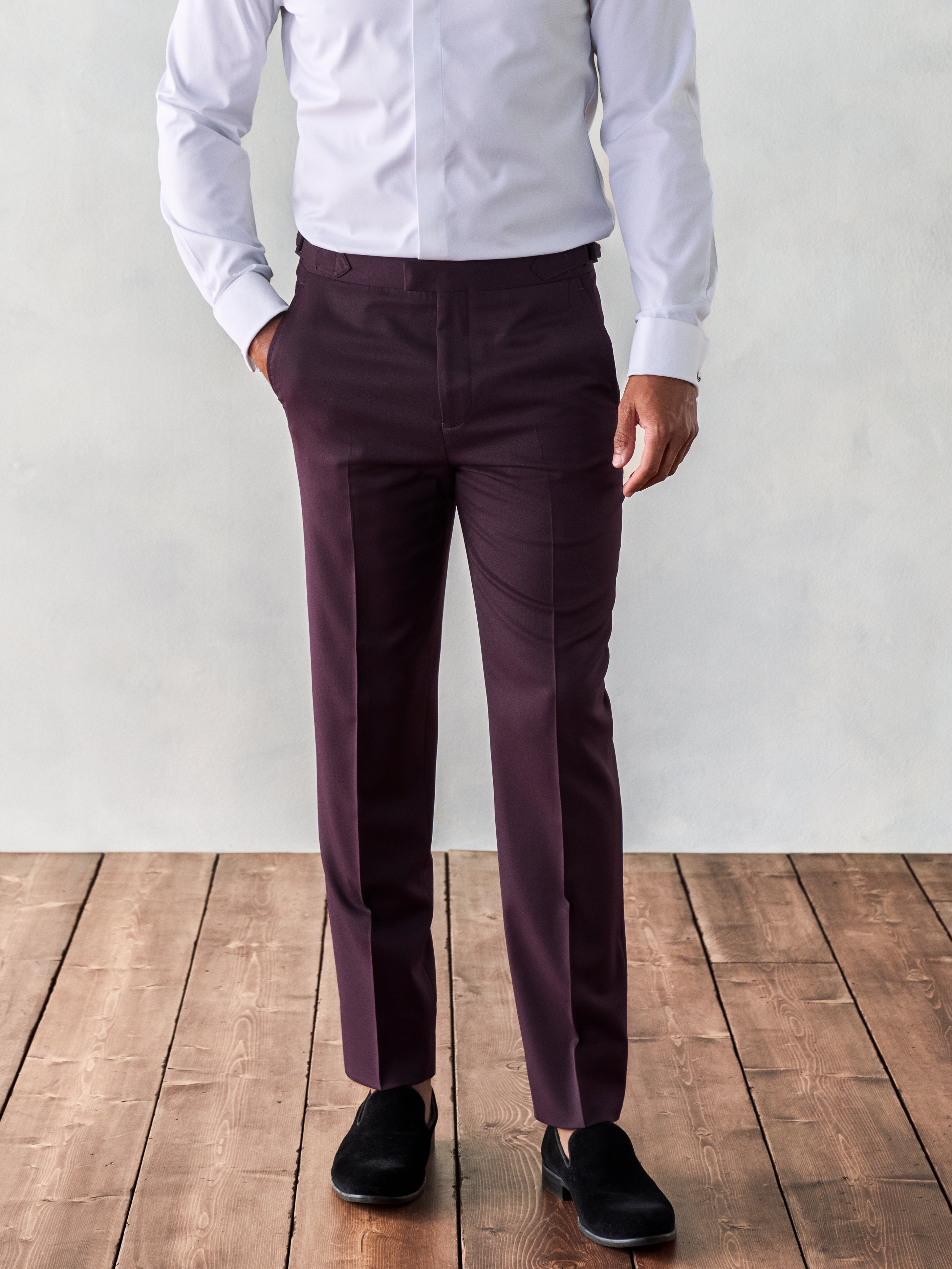 Plum Tuxedo Pants – The Black Tux - Buy New