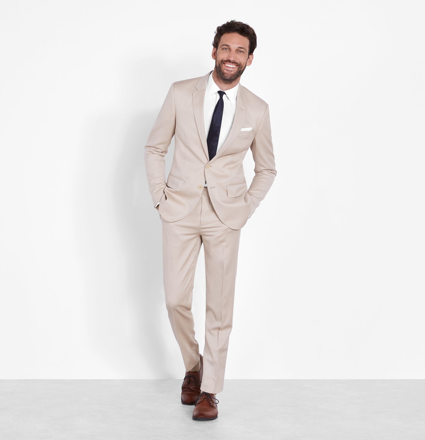 Tan Suit Jacket