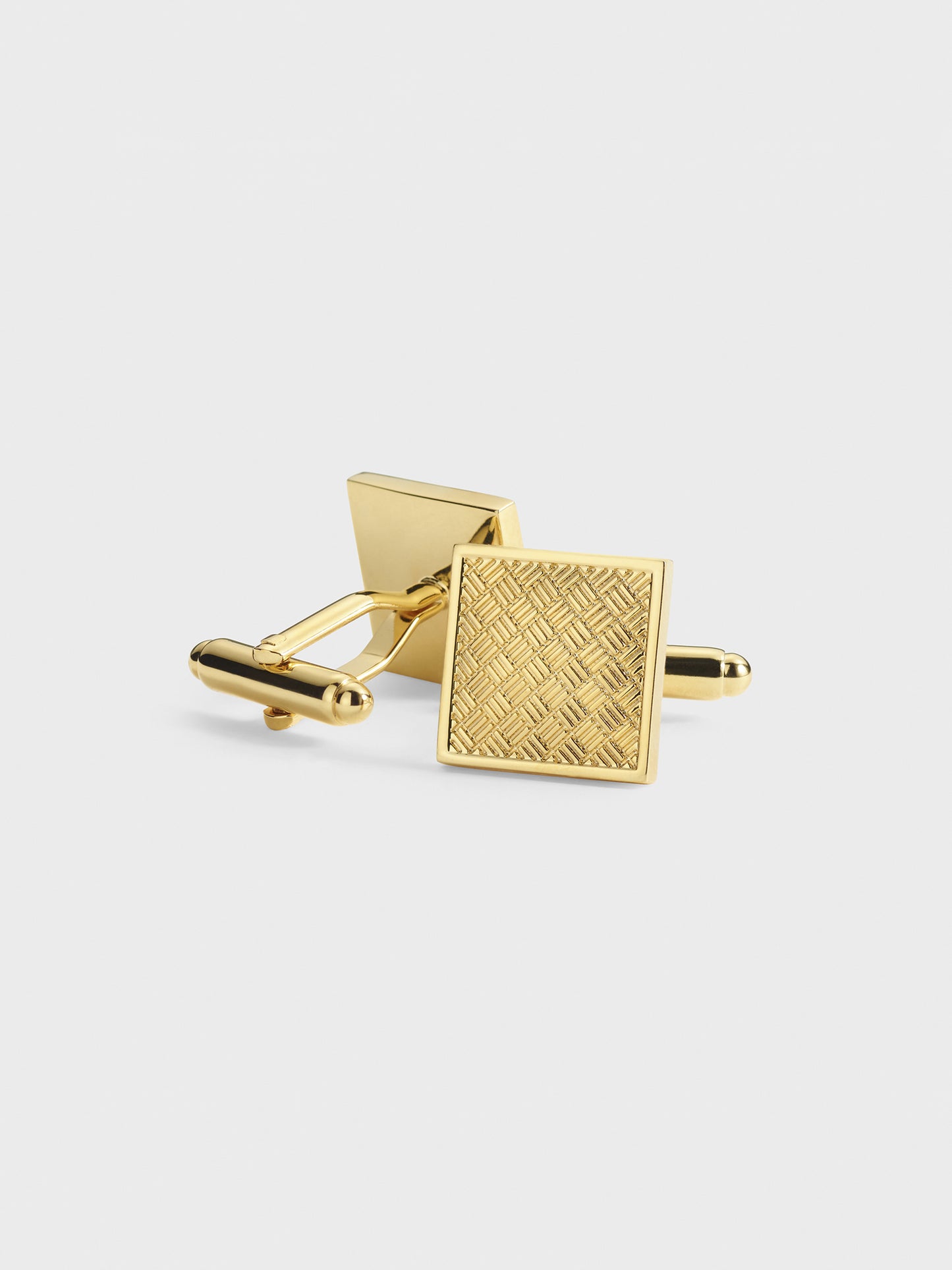 Gold Texture Cufflinks - The Black Tux - Buy New