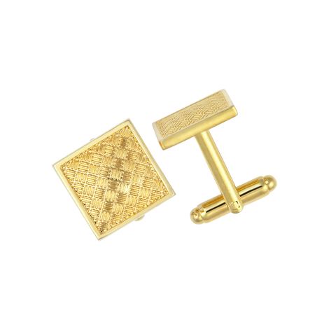 Gold Texture Cufflinks