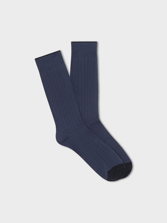 Solid Blue Dress Sock - The Black Tux - Buy New