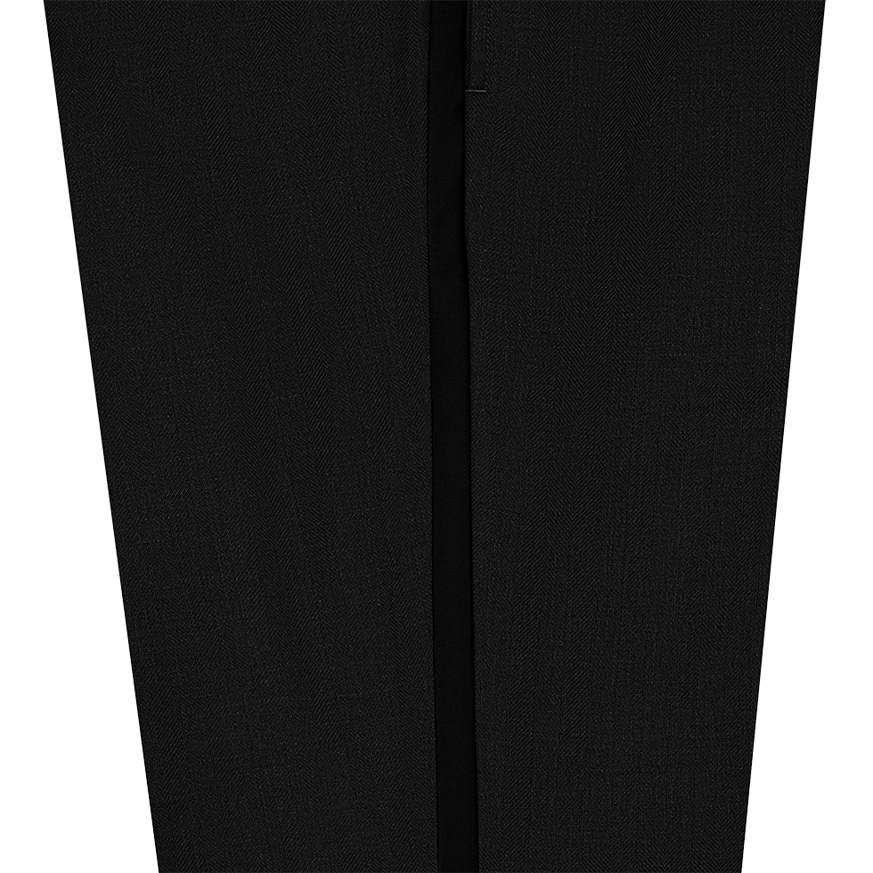 Shadow Black Linen Tuxedo Pants - The Black Tux - Buy New