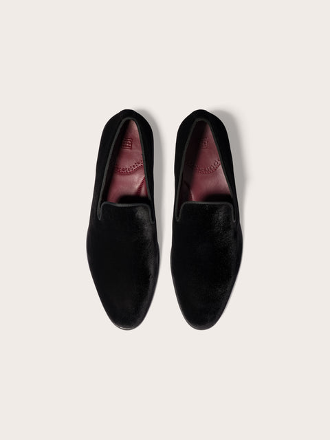 Velvet Slip-On Shoes