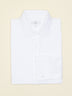 White Linen Dress Shirt - Slim