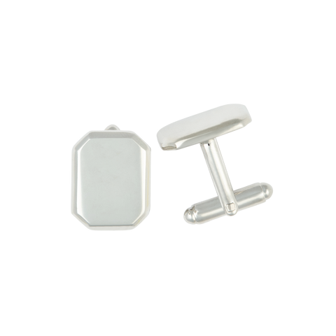 Silver Plaque Cufflinks