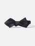 Black Satin Diamond Bow Tie