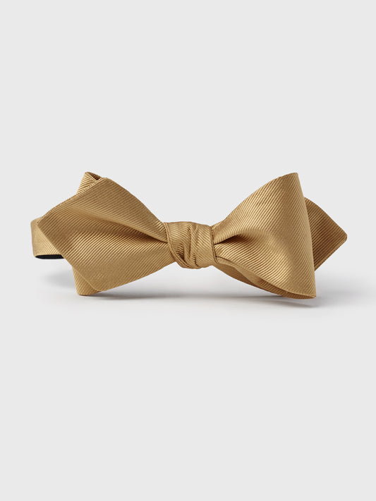 Gold Silk Diamond Bow Tie - The Black Tux - Buy New