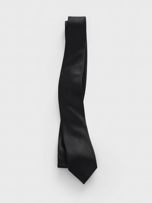 Black Satin Necktie - The Black Tux - Buy New