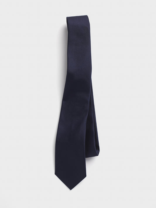 Navy Silk Necktie - The Black Tux - Buy New