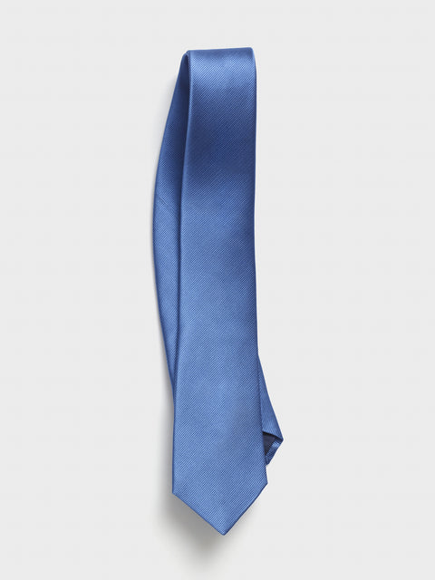 Cobalt Silk Necktie