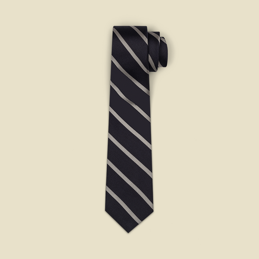 Navy Stripe Necktie