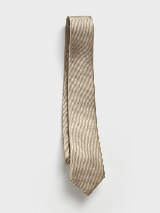 Taupe Silk Necktie - The Black Tux - Buy New