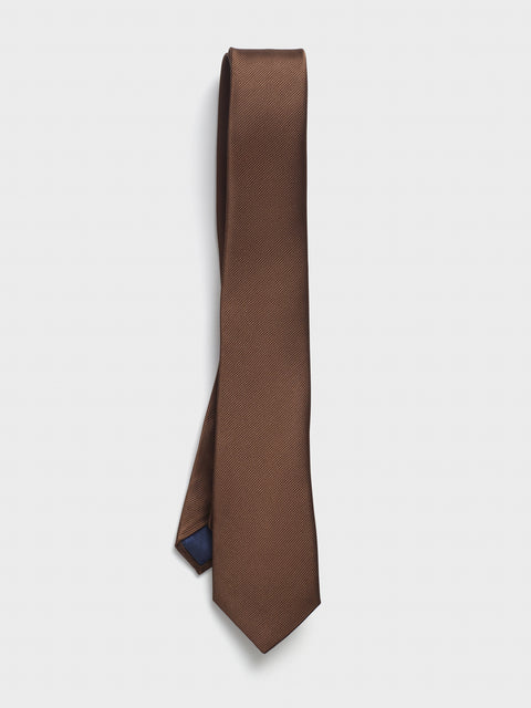 Tobacco Silk Necktie