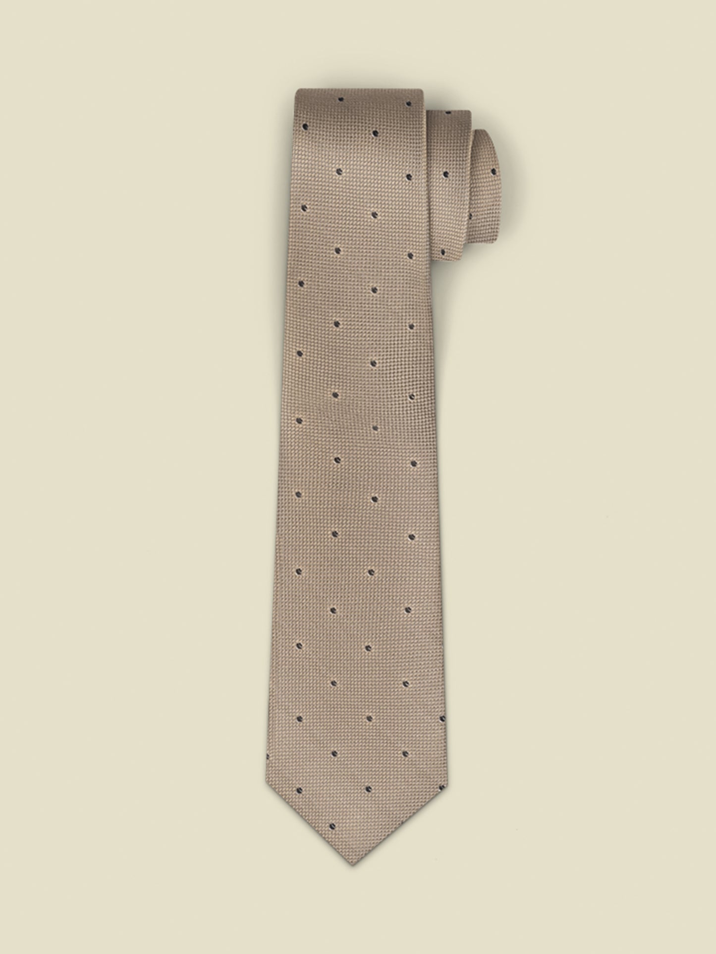 Taupe Dot Necktie - The Black Tux - Buy New