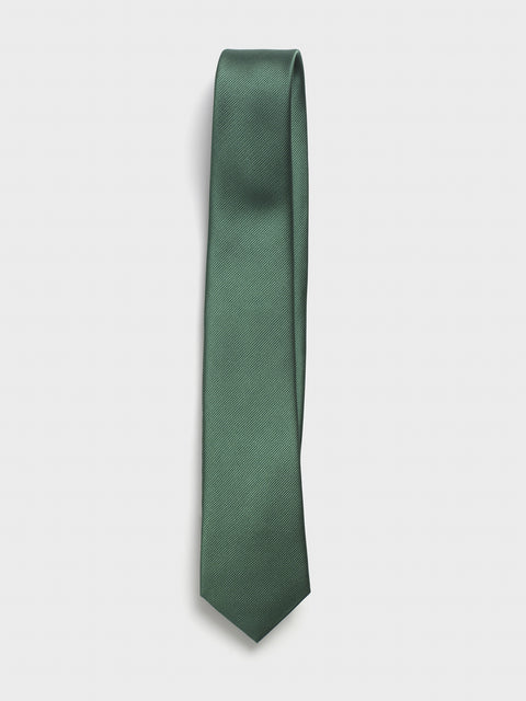 Olive Silk Necktie