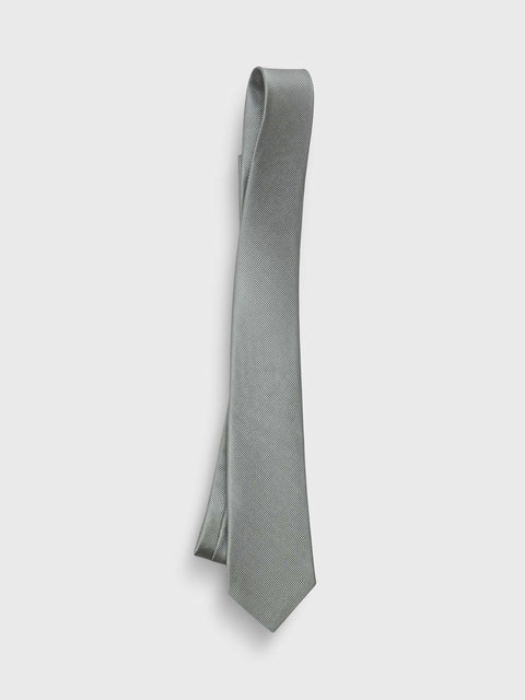 Silver Sage Silk Necktie