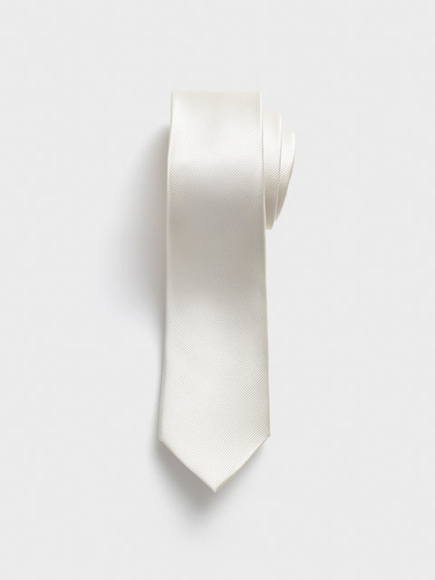 Platinum Silk Necktie