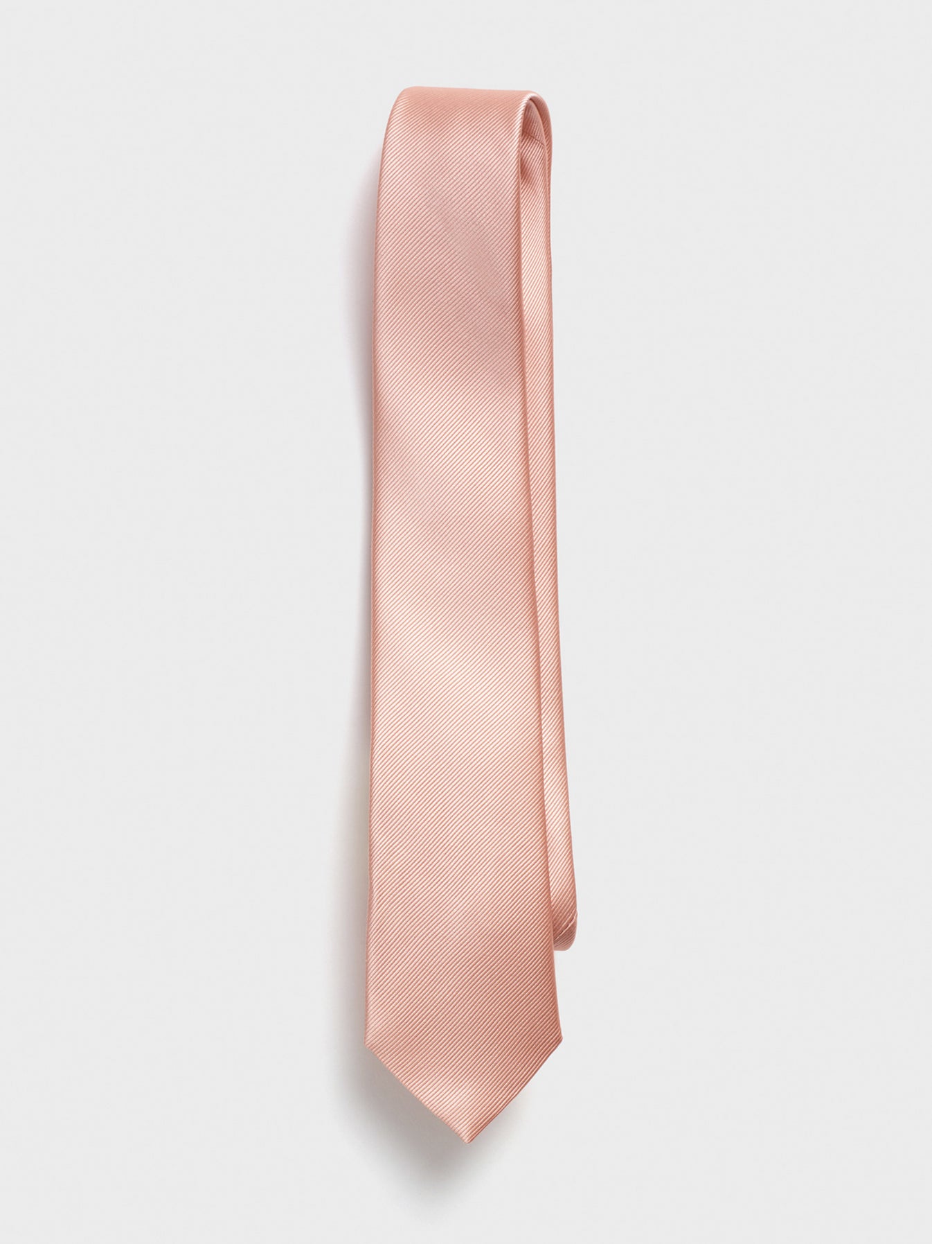 Deep Peach Silk Necktie