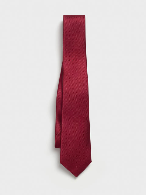 Ruby Silk Necktie