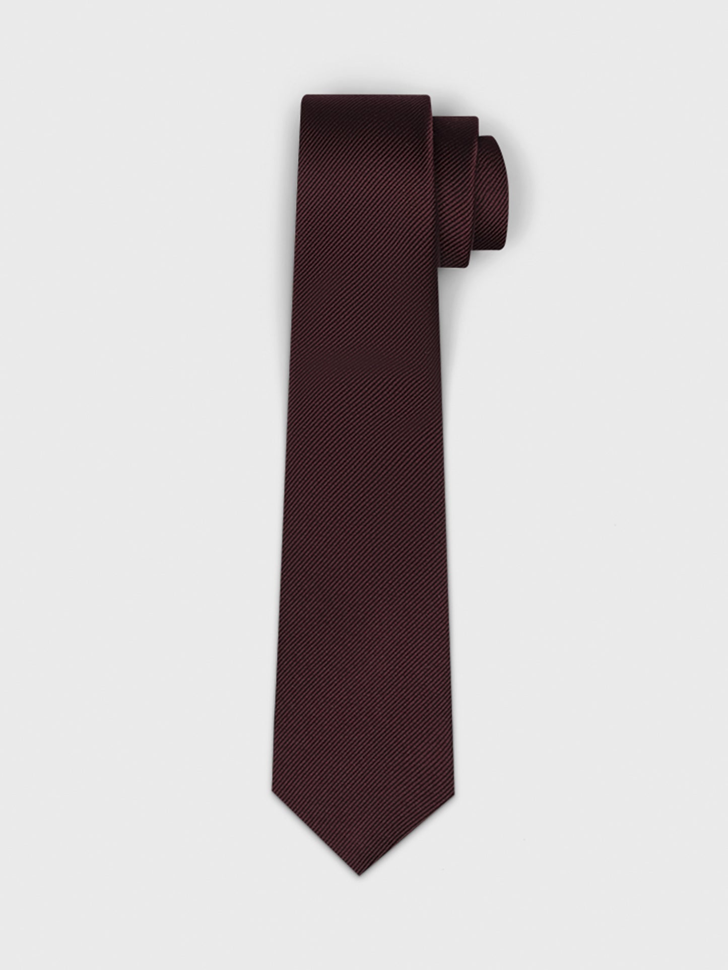 Sangria Solid Necktie - The Black Tux - Buy New