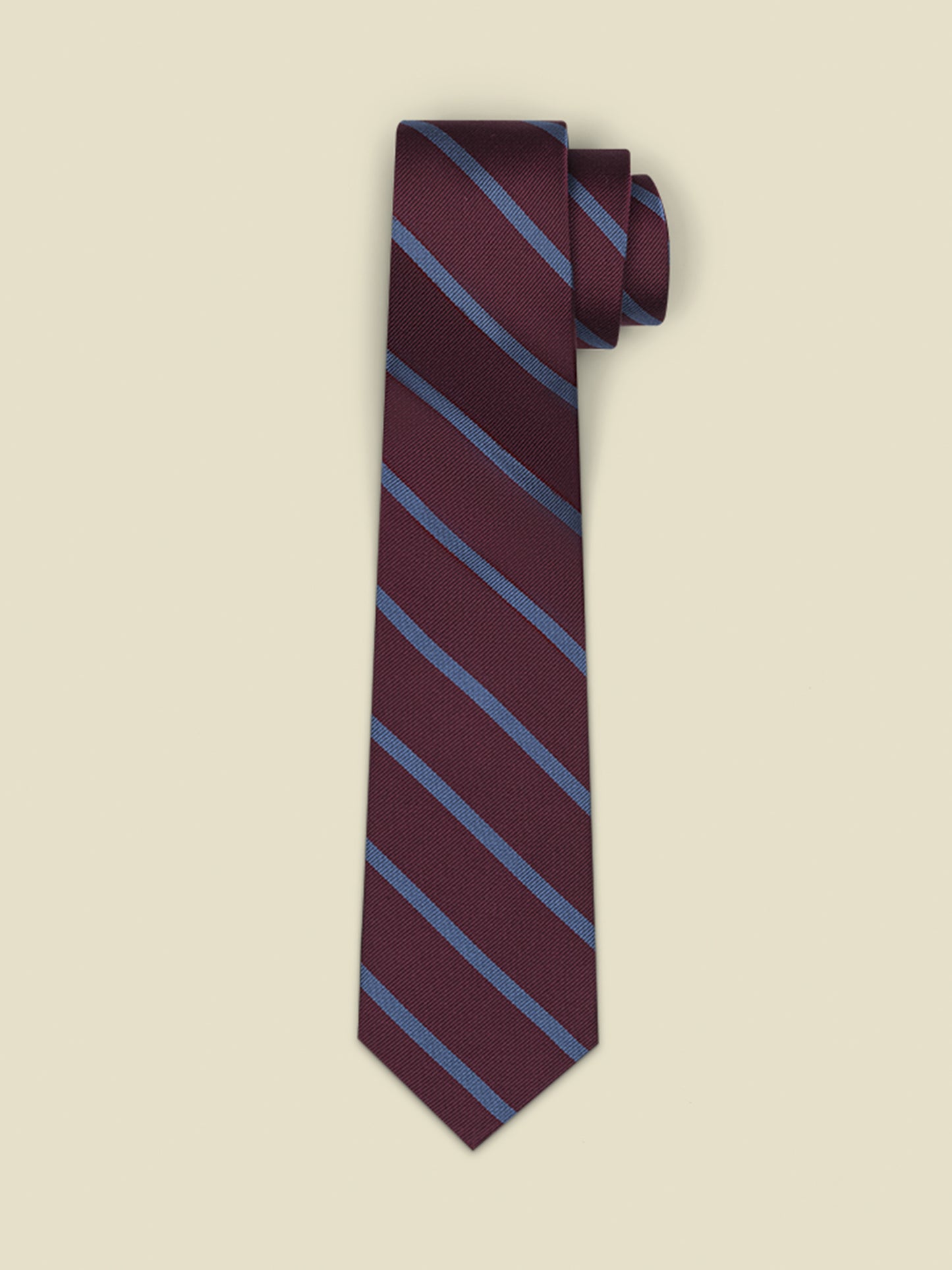 Wine Stripe Necktie - The Black Tux - Buy New