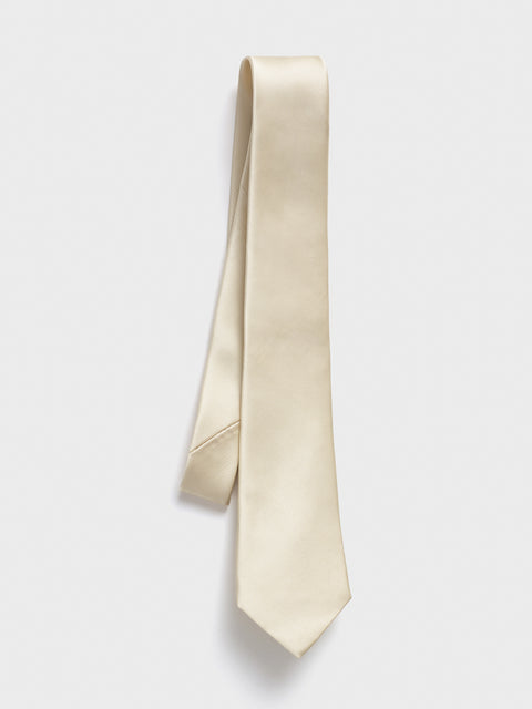 Champagne Silk Necktie