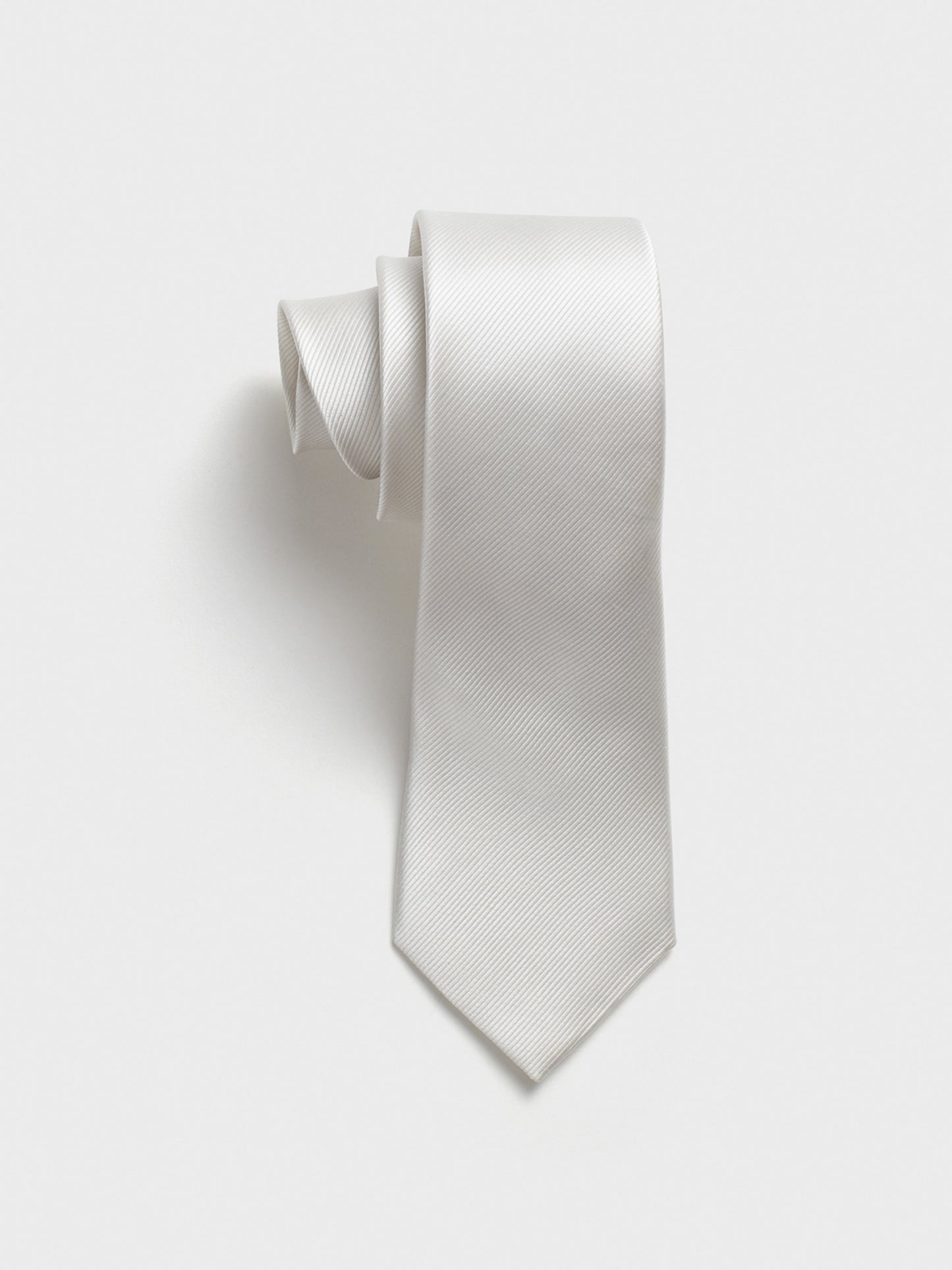 White Silk Necktie - The Black Tux - Buy New