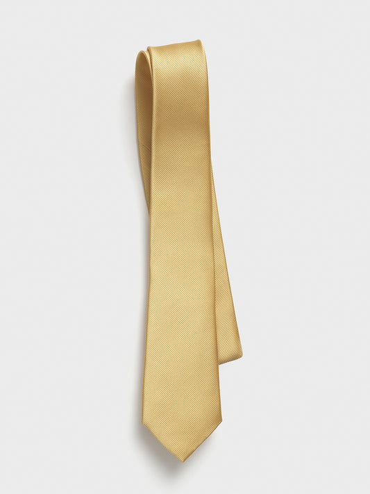 Gold Silk Necktie - The Black Tux - Buy New