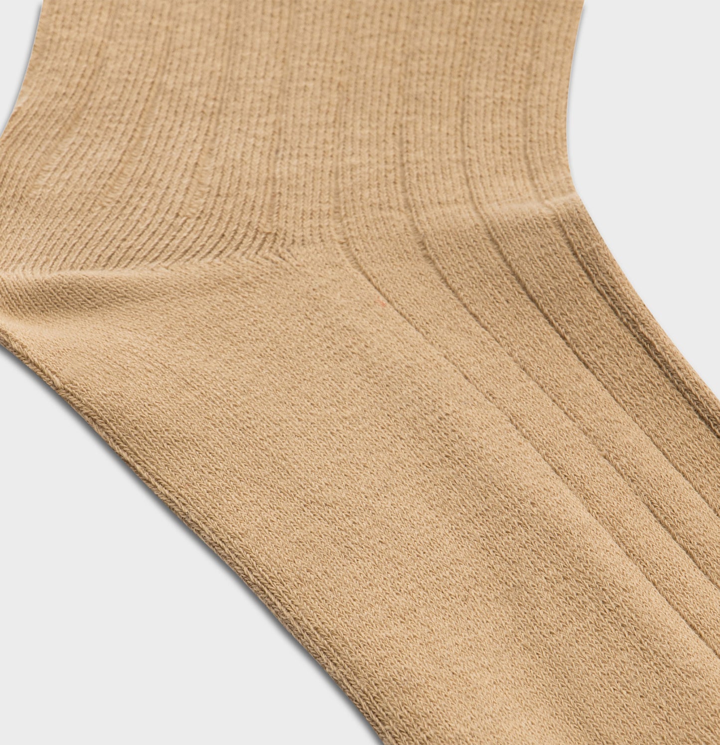 Solid Tan Dress Sock