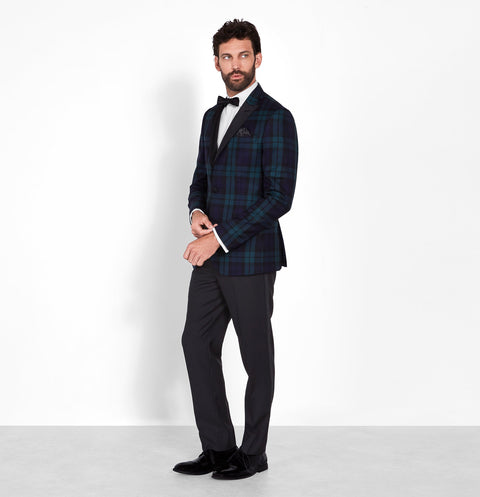 Black & Tartan Tuxedo