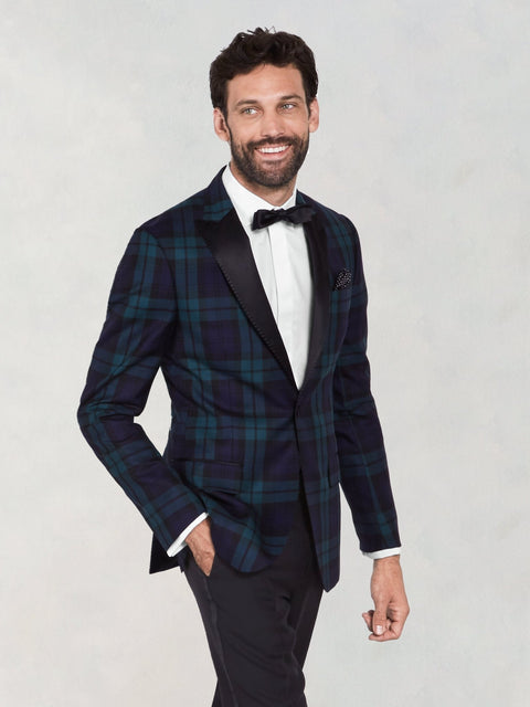 Black & Tartan Tuxedo