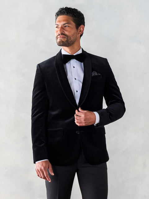 Black Velvet Jacket Tuxedo