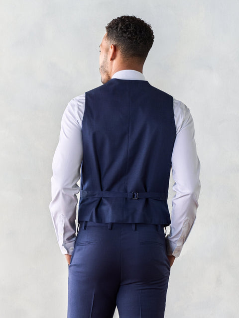 Blue Suit Vest