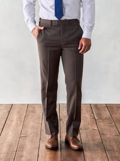 Brown Suit Pants