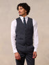 Charcoal Suit Vest Home Try-On