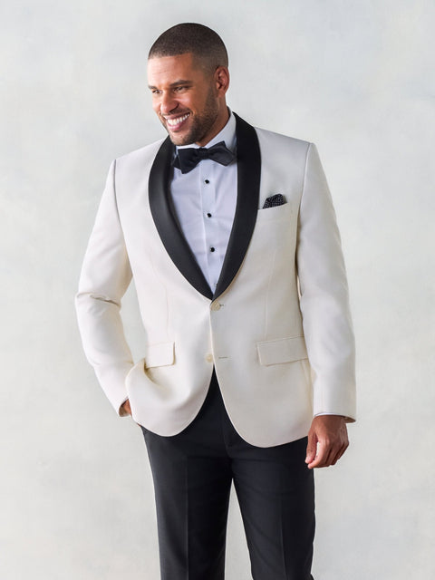 Contrast Shawl Jacket Tuxedo