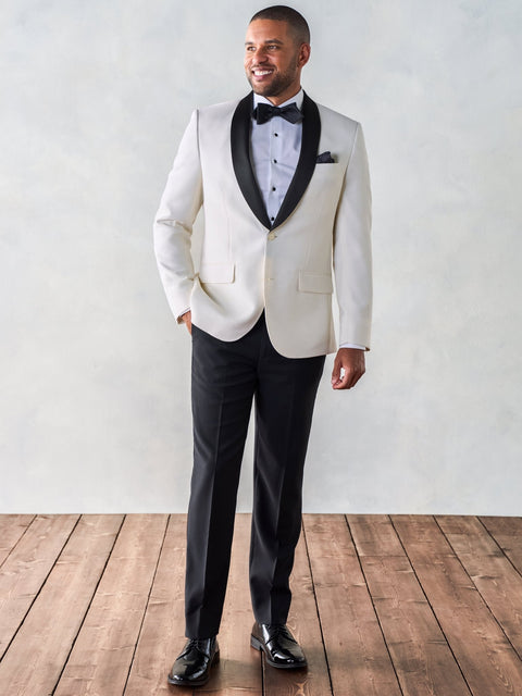 Contrast Shawl Jacket Tuxedo