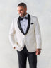 Contrast Shawl Tuxedo Jacket