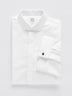 Cotton Fly-Front Dress Shirt Home Try-On